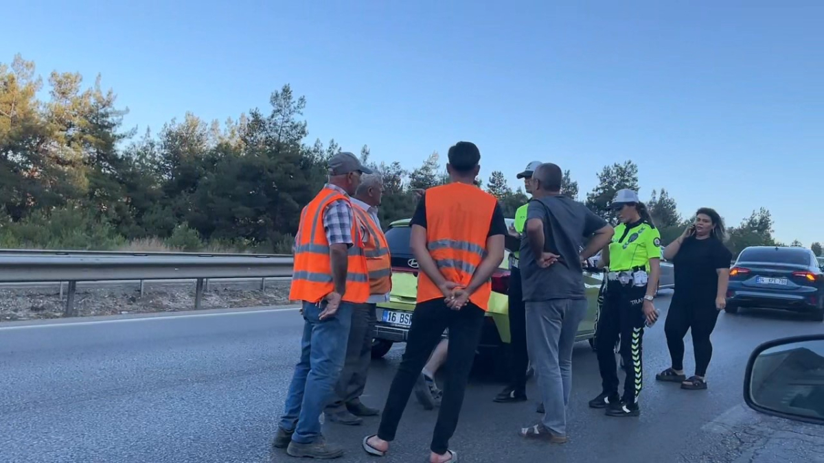 Bursa'da ardışık trafik kazası