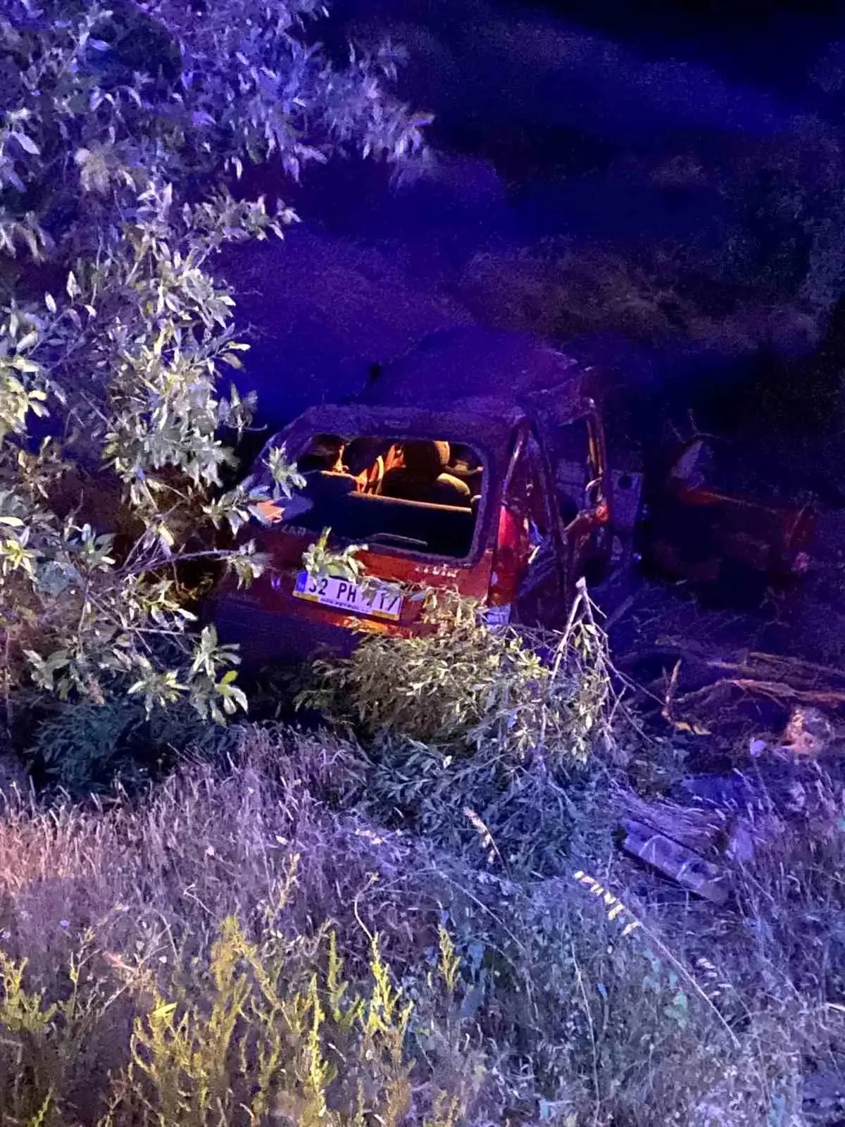 Isparta'da Trafik Kazasında 7 Kişi Yaralandı.