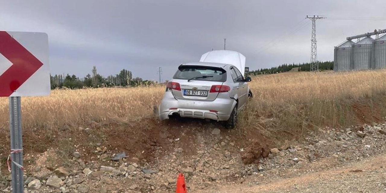 Kırıkkale'de kaza: 4 kişi yaralandı. 