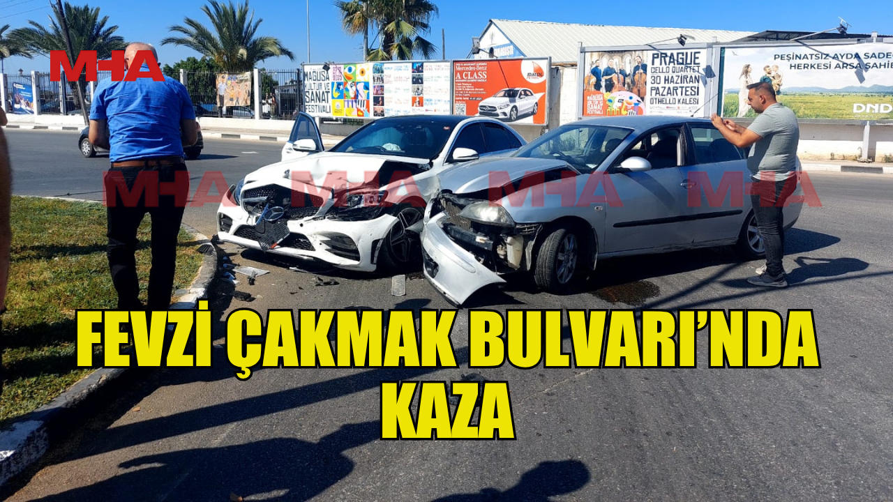 Gazimağusa'da trafik kazasında bir kişi hastaneye sevk edildi.