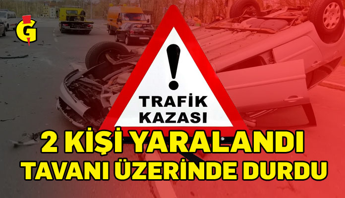 Laptada bir trafik kazası oldu.