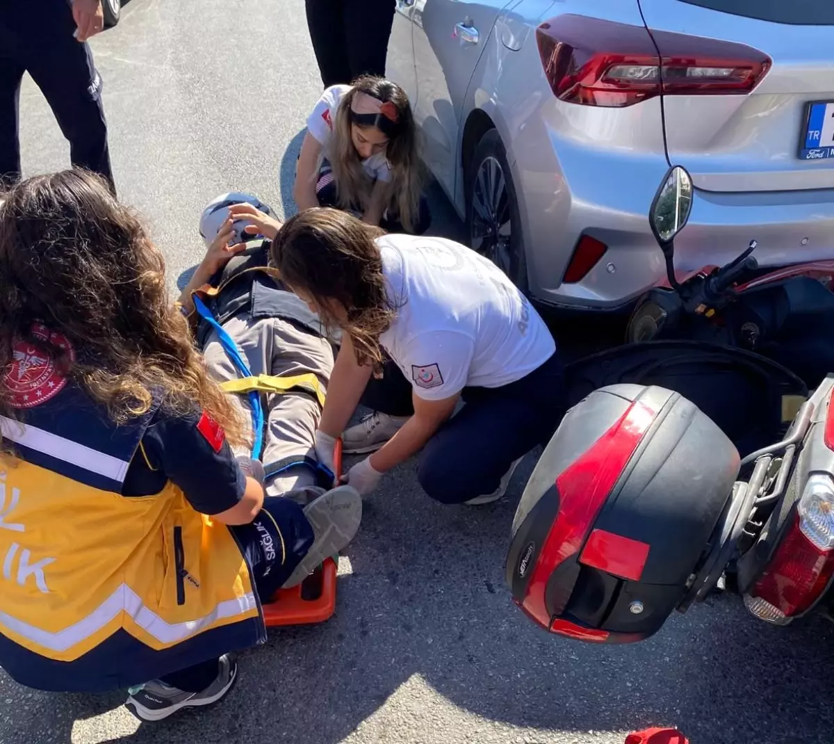 Bandırma'da Meydana Gelen Trafik Olayı