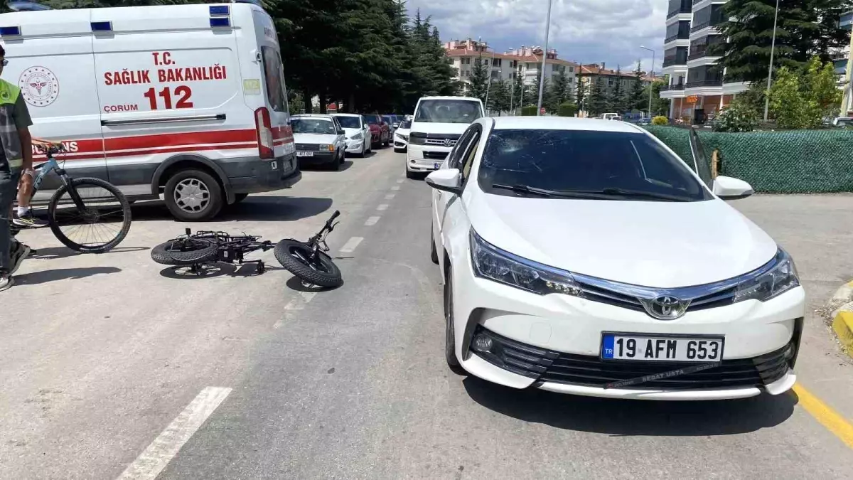 Çorum'da Kaza: 1 Çocuk Yaralı