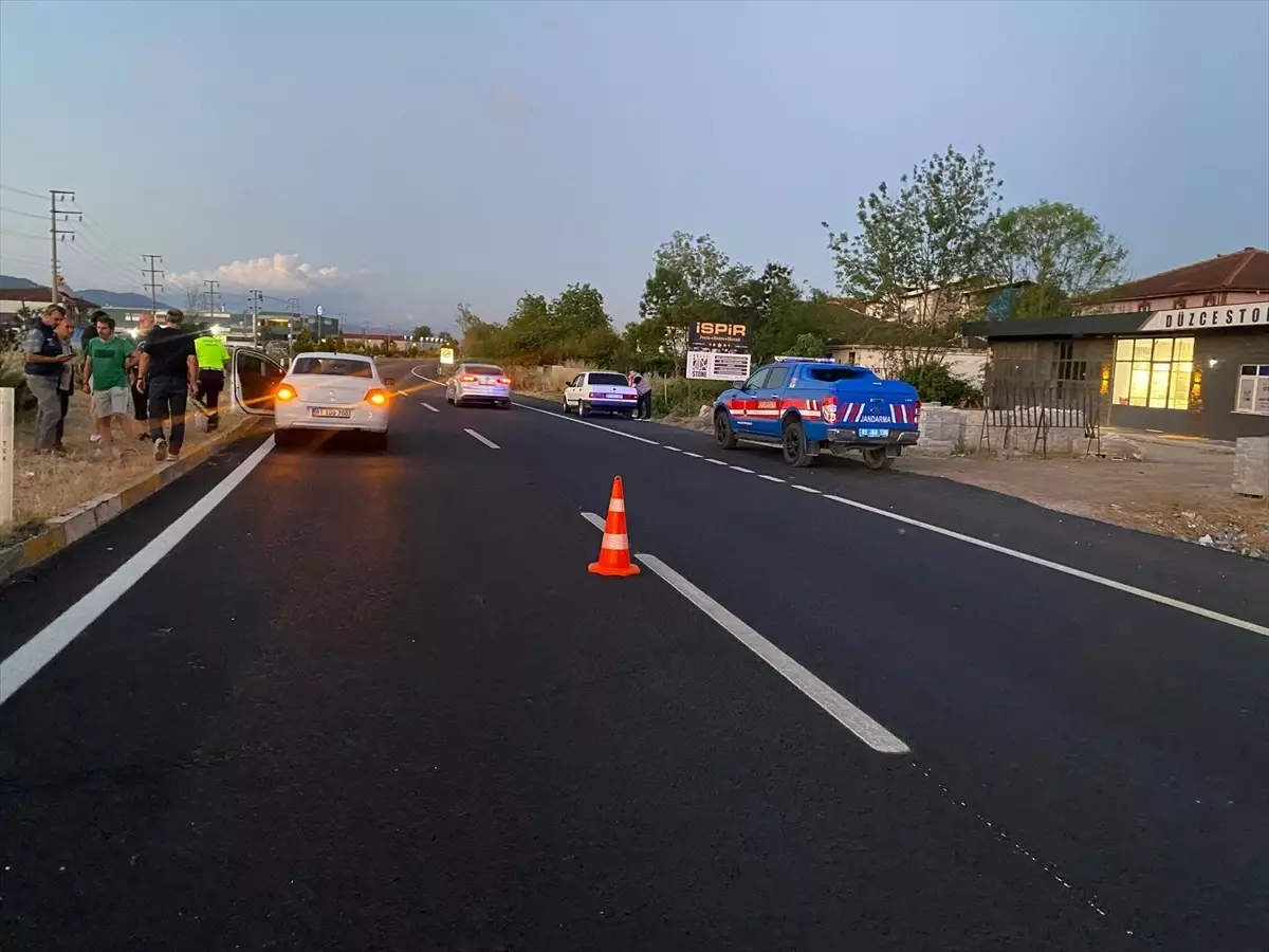 Düzce'de Yaya Kaza Sonucu Hayatını Kaybetti