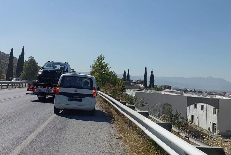 Söke'de kaza meydana geldi, 1 yaralı var.