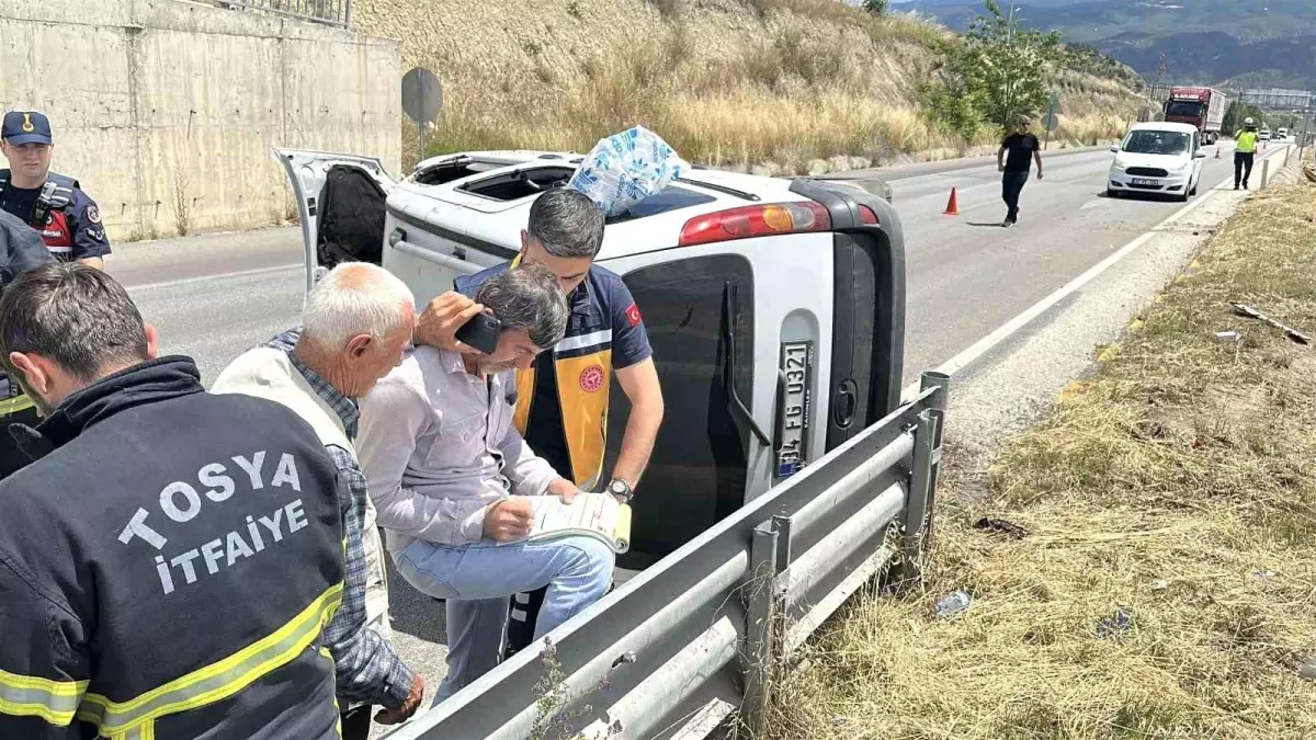 Tosya'da Kaza: İki Kişi Yaralı