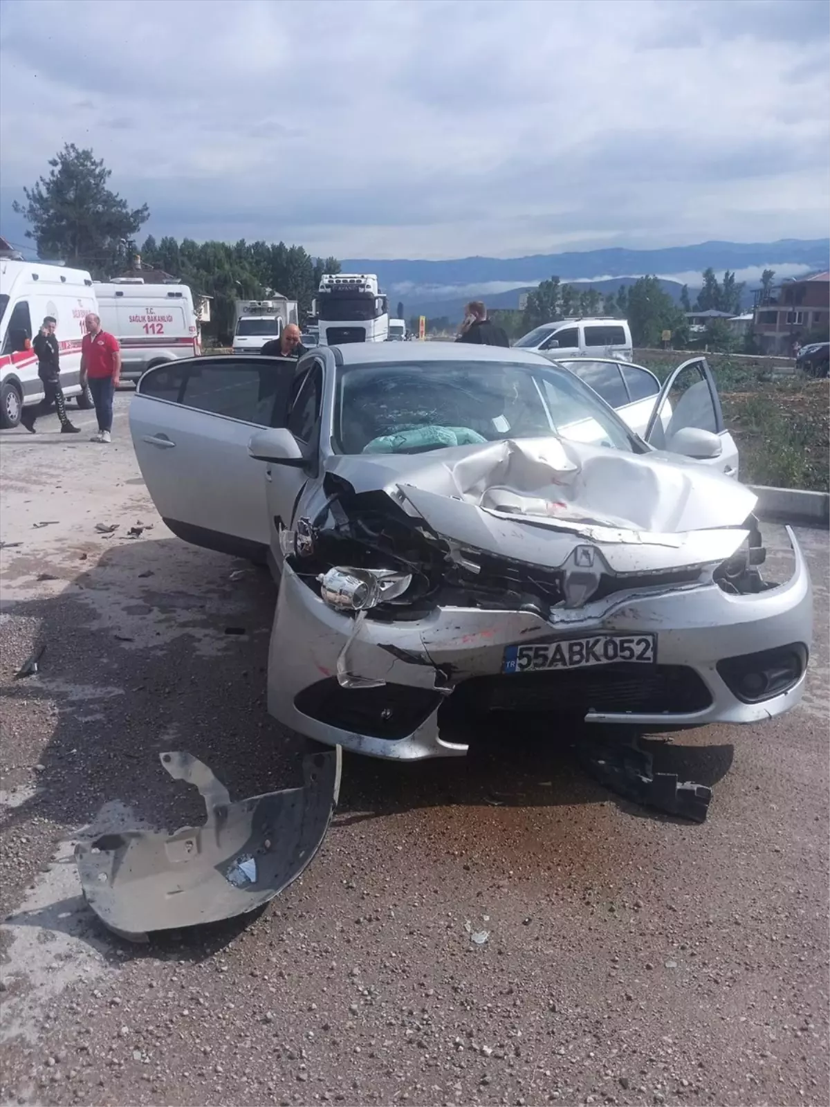 Niksar'da kaza: 5 kişi yaralandı.