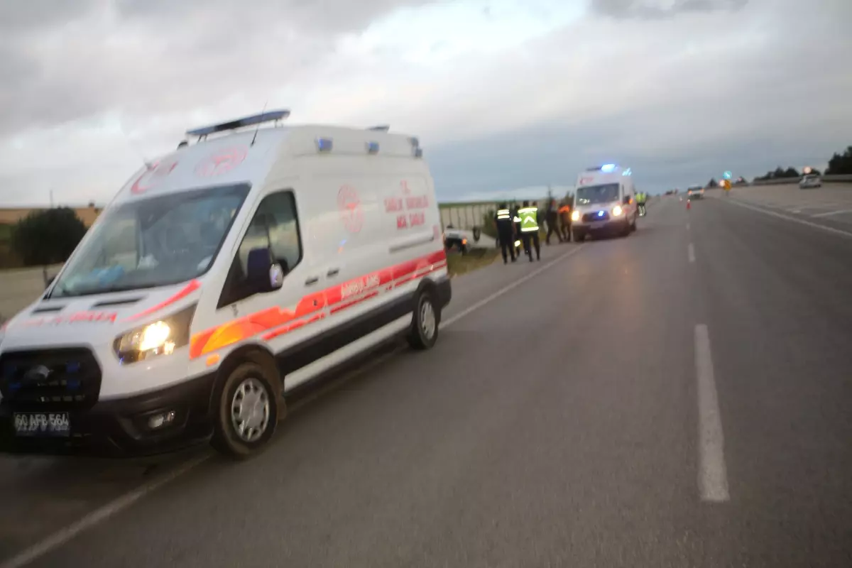 Tokat'ta Trafik Kazası: 4 kişi yaralandı.