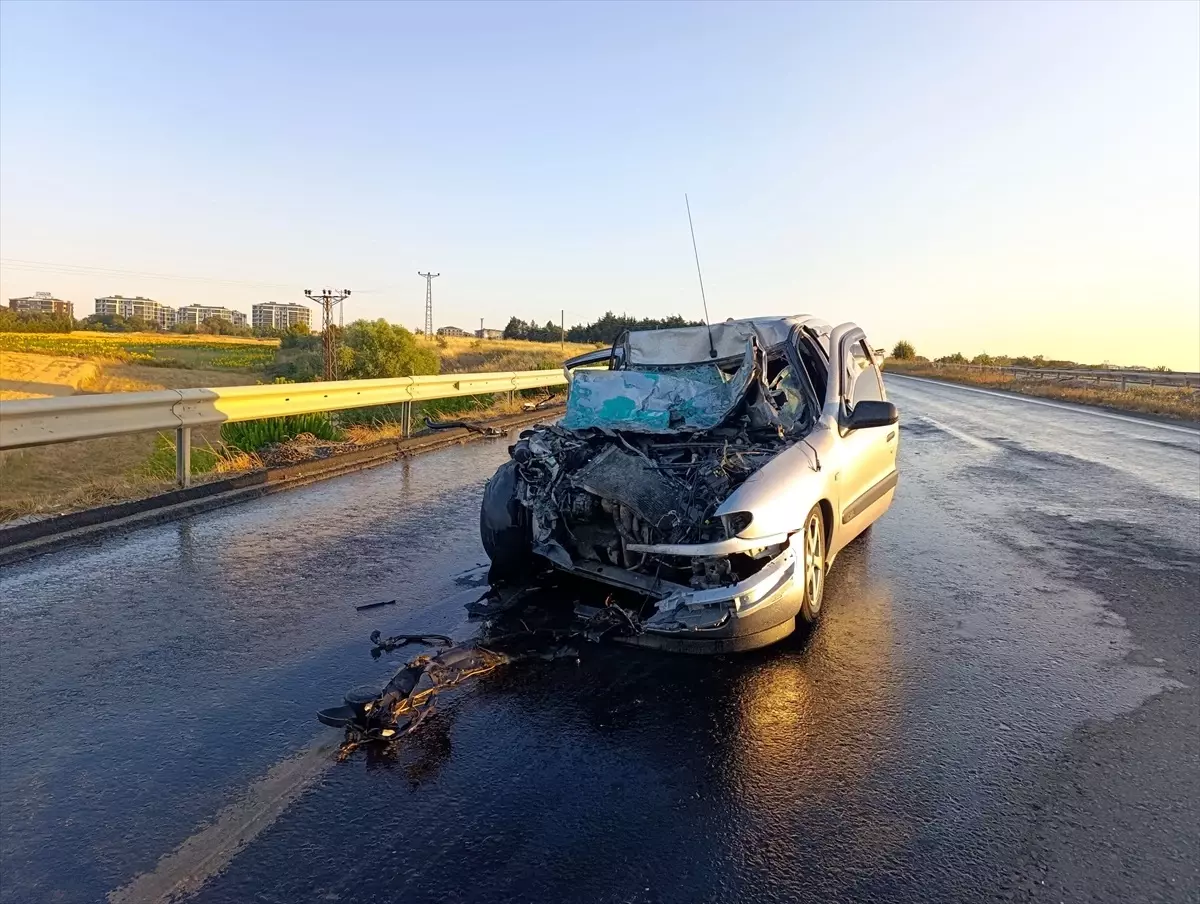 Çerkezköy'de Trafik Kazasında Bir İnsan Hayatını Kaybetti