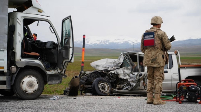 Erzurum'da jandarma sorumluluk alanında bir ayda 30 trafik kazası oldu.