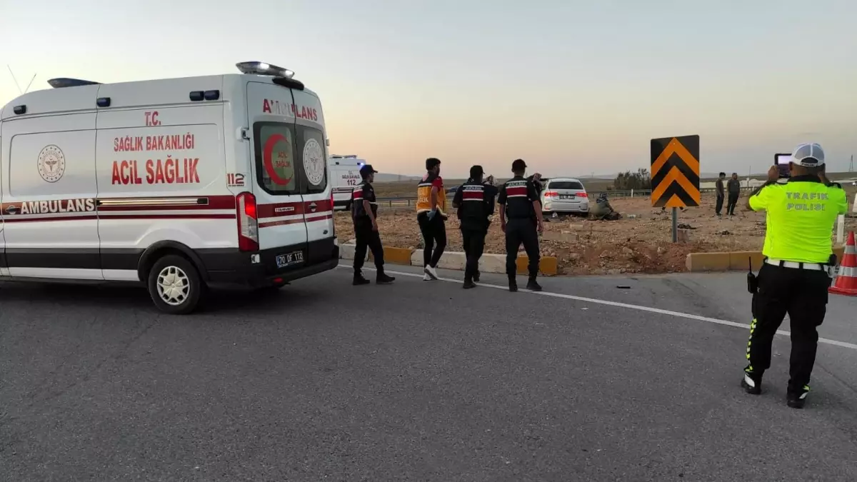 Karaman'da trafik kazası sonucu 5 kişi yaralandı.