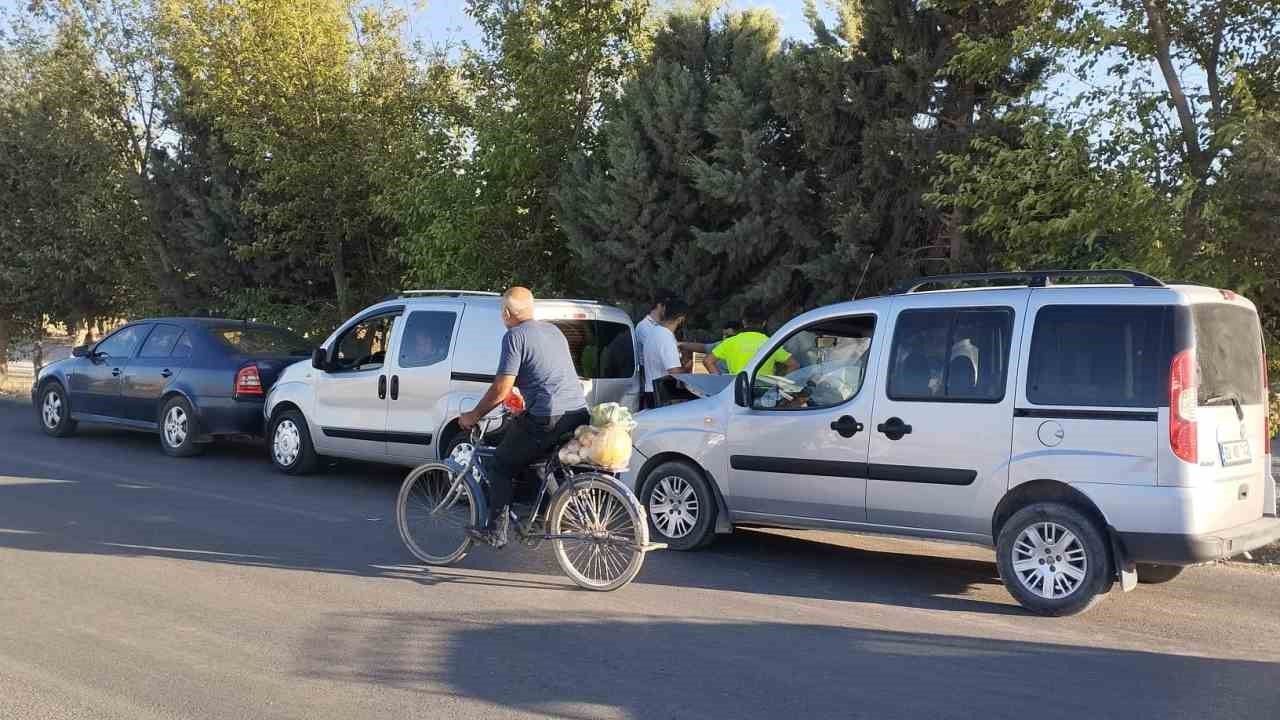 Trafik kazasında bir kişi yaralı.