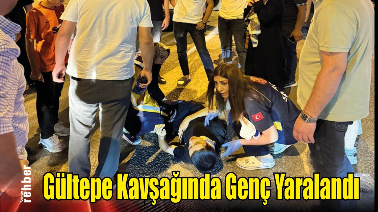 Batman'da Kaza: Gültepe Kavşağında Genç İnsan Yaralandı