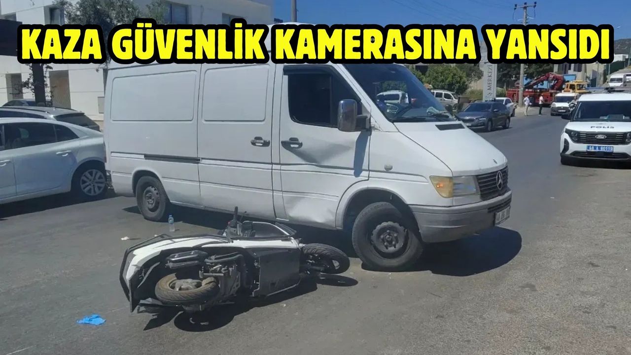 Kaza Güvenlik Kamerasında Kaydedildi