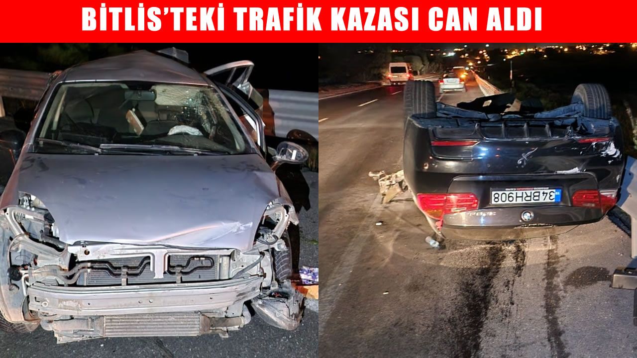 Ahlat'ta ciddi bir kaza meydana geldi: Ölü ve yaralılar bulunuyor