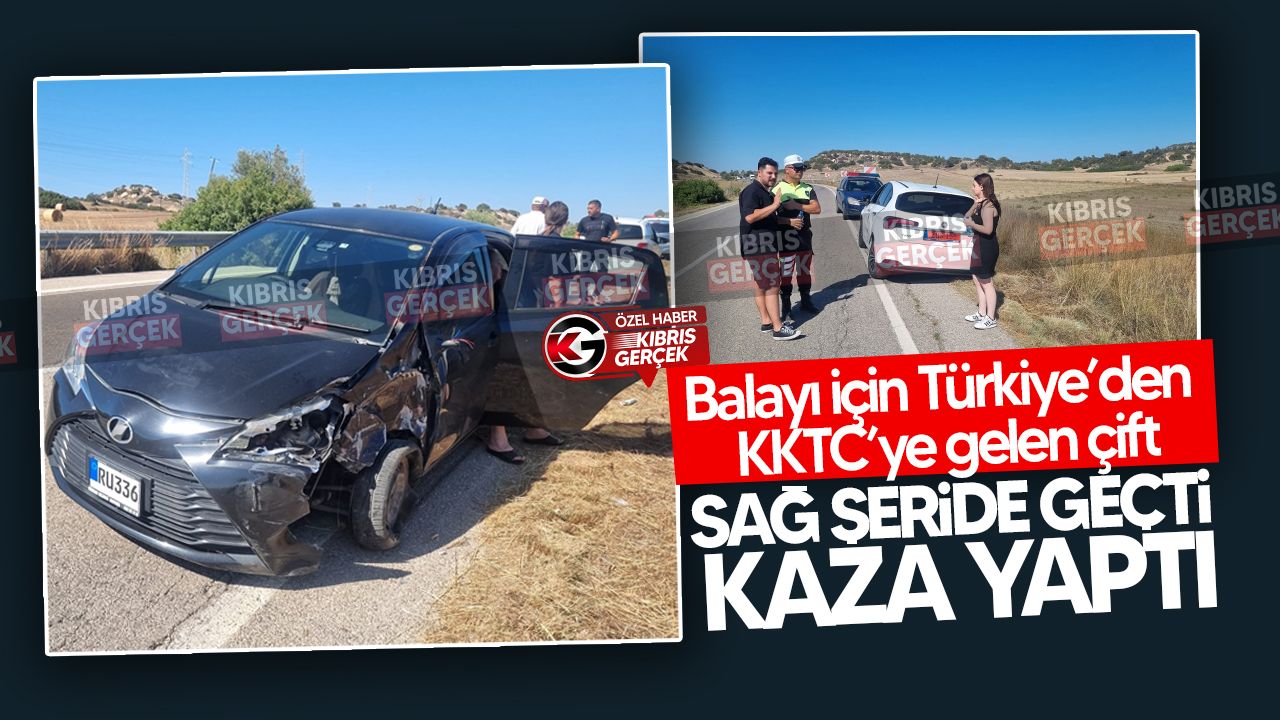 İskele–Karpaz Ana Yolu'nda kaza var!