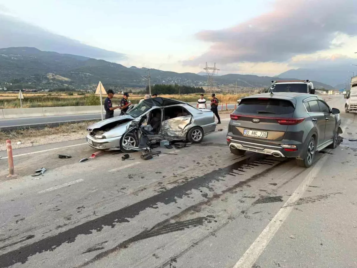 Osmaniye'de Kaza Sonucu 2 Kişi Yaralandı