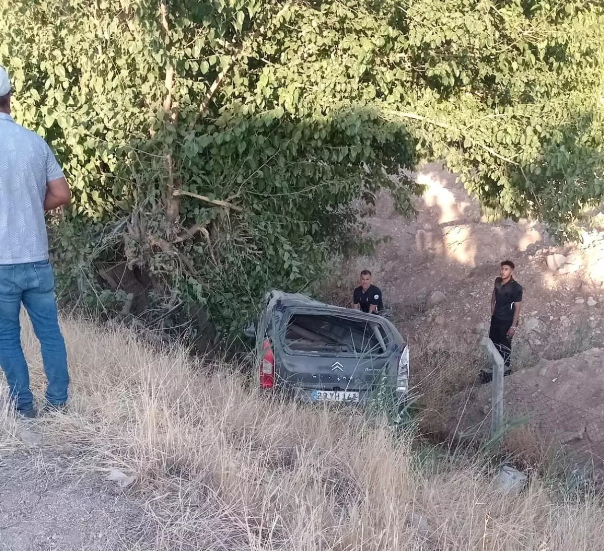 Adıyaman'da Trafik Kaza: 1 Kişi Yaralandı.
