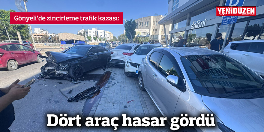 Dört taşıt zarar aldı.