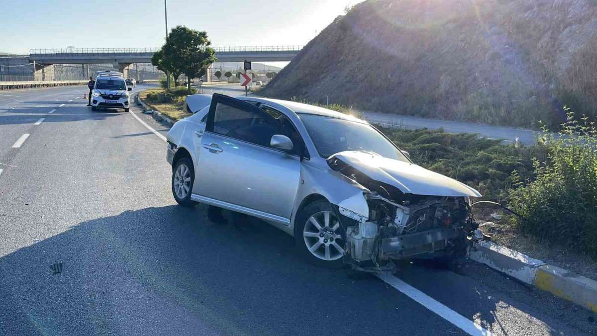 Sivas'ta trafik kazasında 2 kişi yaralandı.