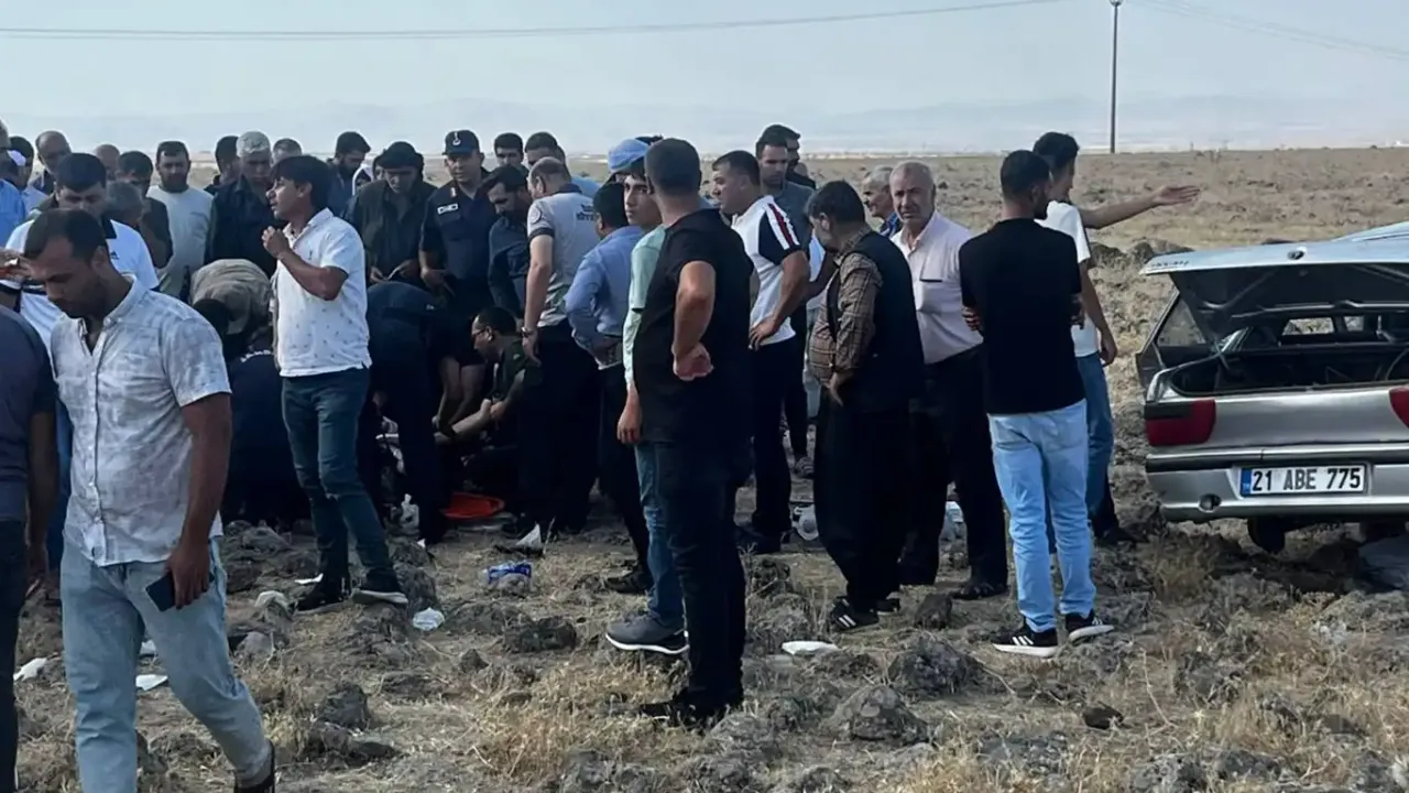 Trafik kazası Diyarbakır'da meydana geldi!