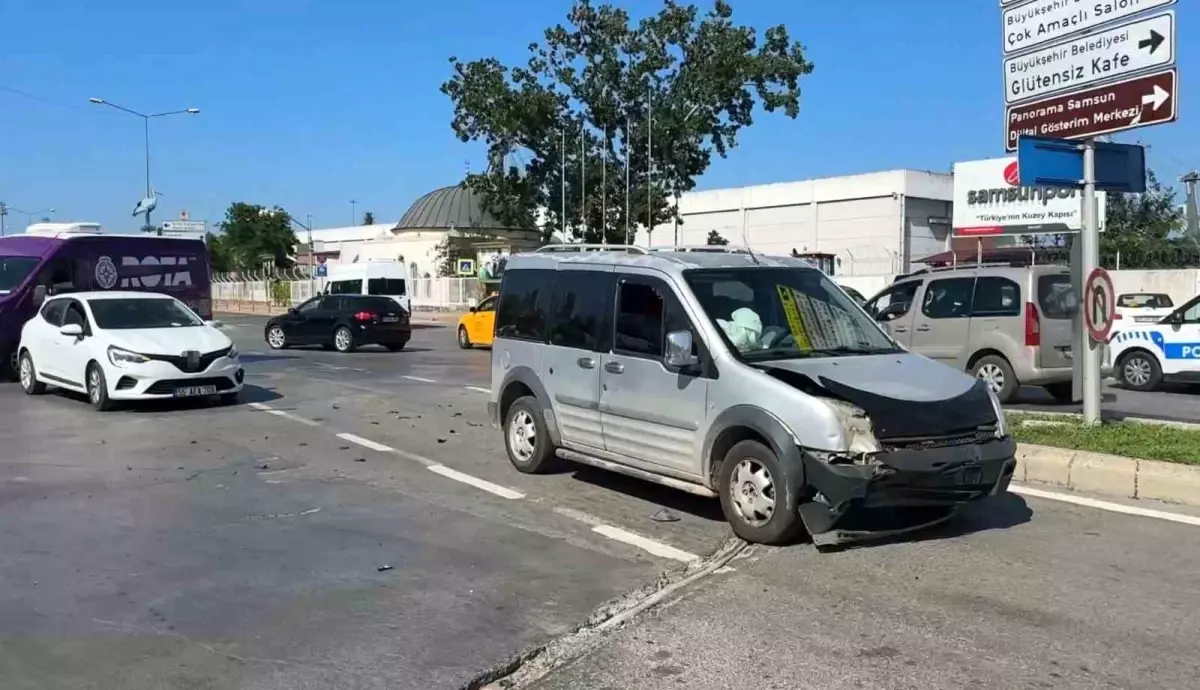 Trafik Kazası Samsun'da: 1 Kişi Yaralandı
