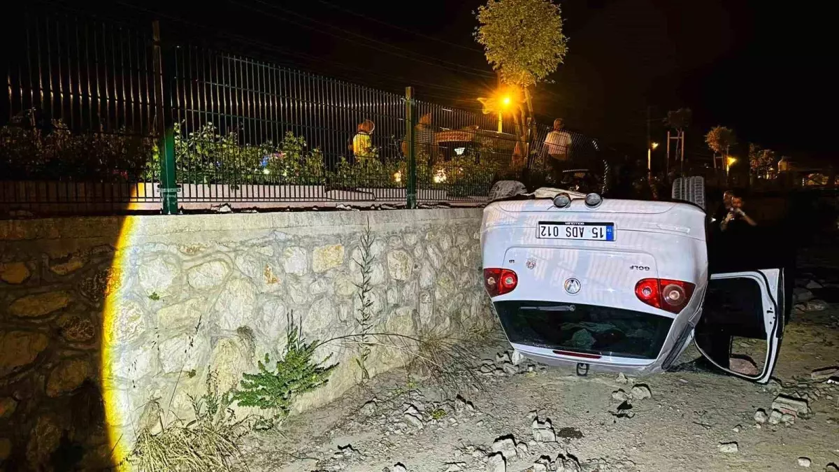 Burdur'da Kaza: Bir Kişi Yaralandı