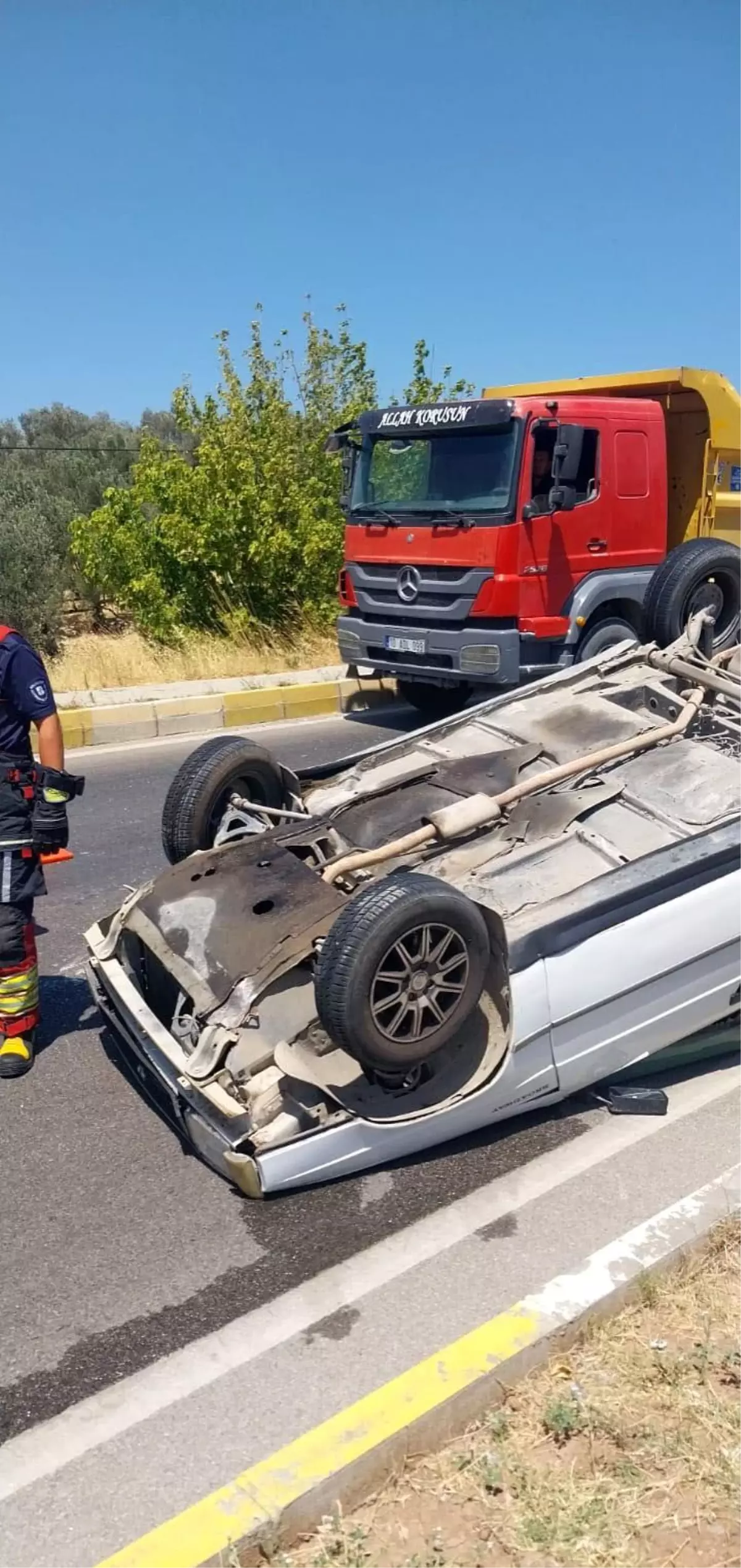 Gömeç'te Olan Tek Yön Kazası: Bir Yaralı Bulunuyor