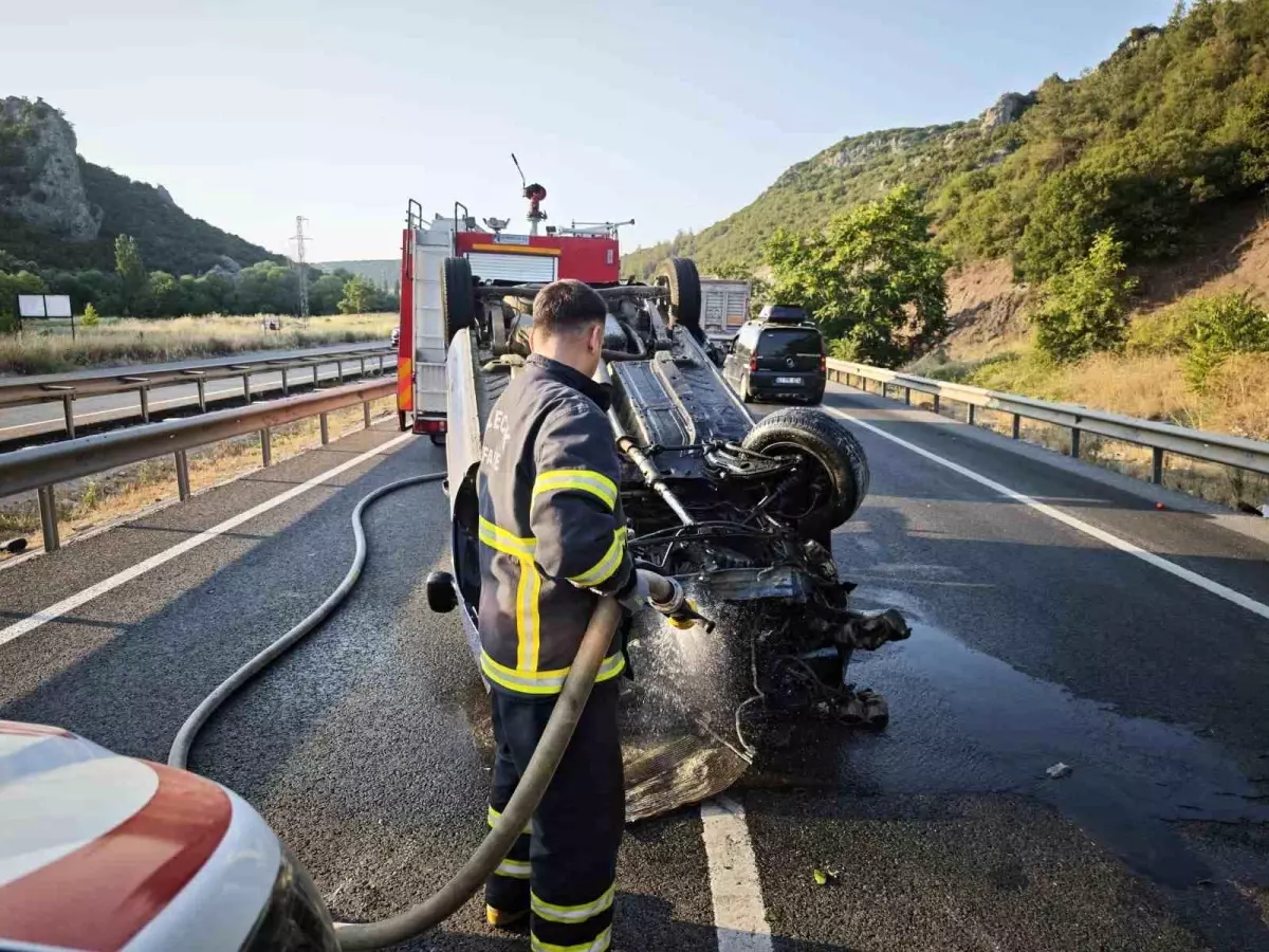 Bilecik'te Kaza Sonucu 4 Kişi Yaralandı