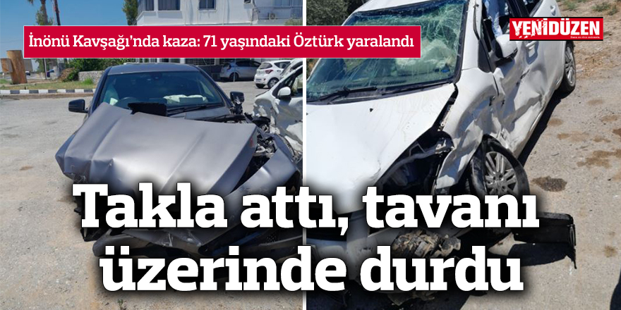 Ters döndü, üstüne tırmandı.