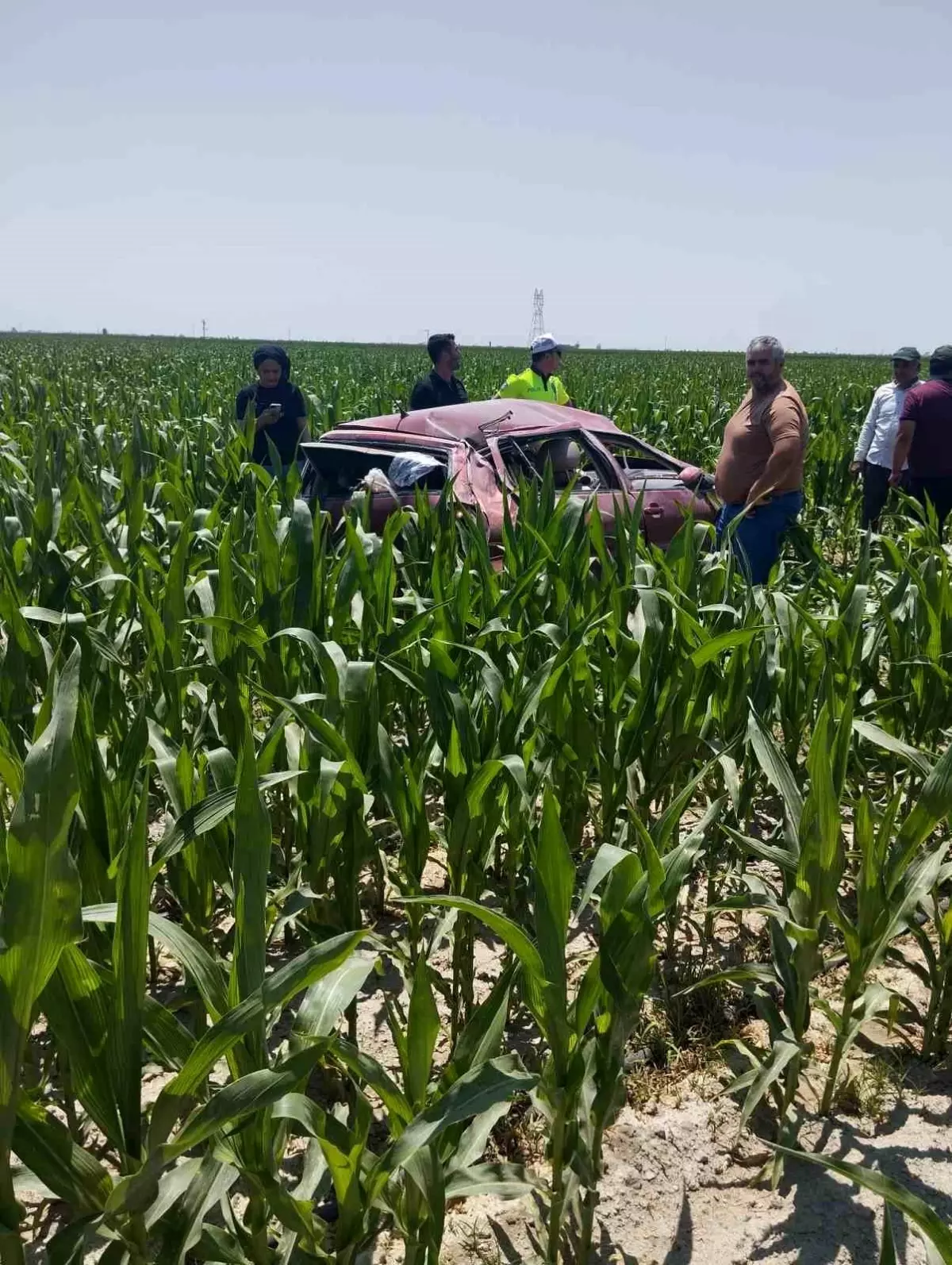 Karapınar'da Trafik Kazası Sonucu 1 Kişi Yaralandı