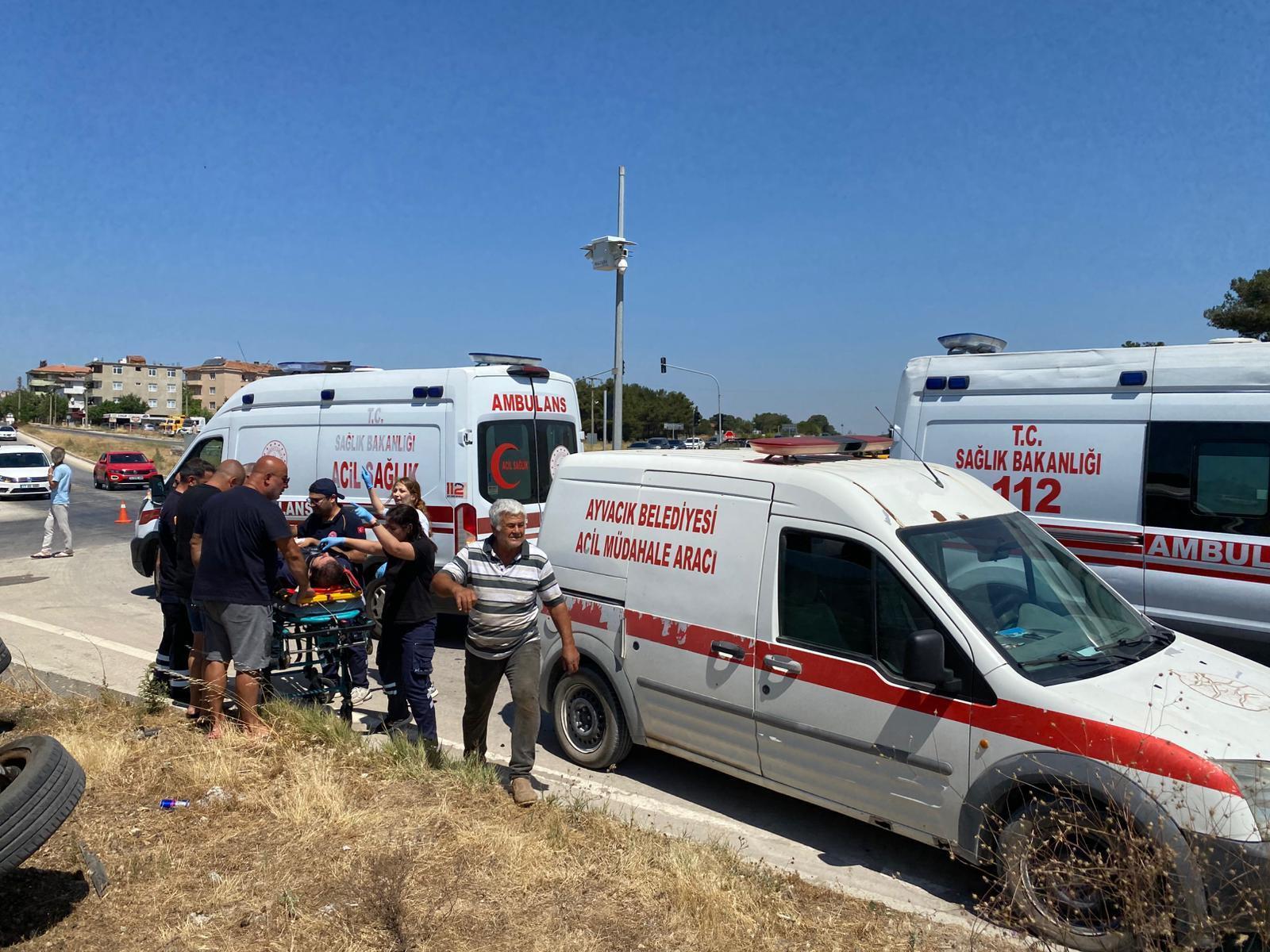 Çanakkale'de Kaza: Yaralılar Var