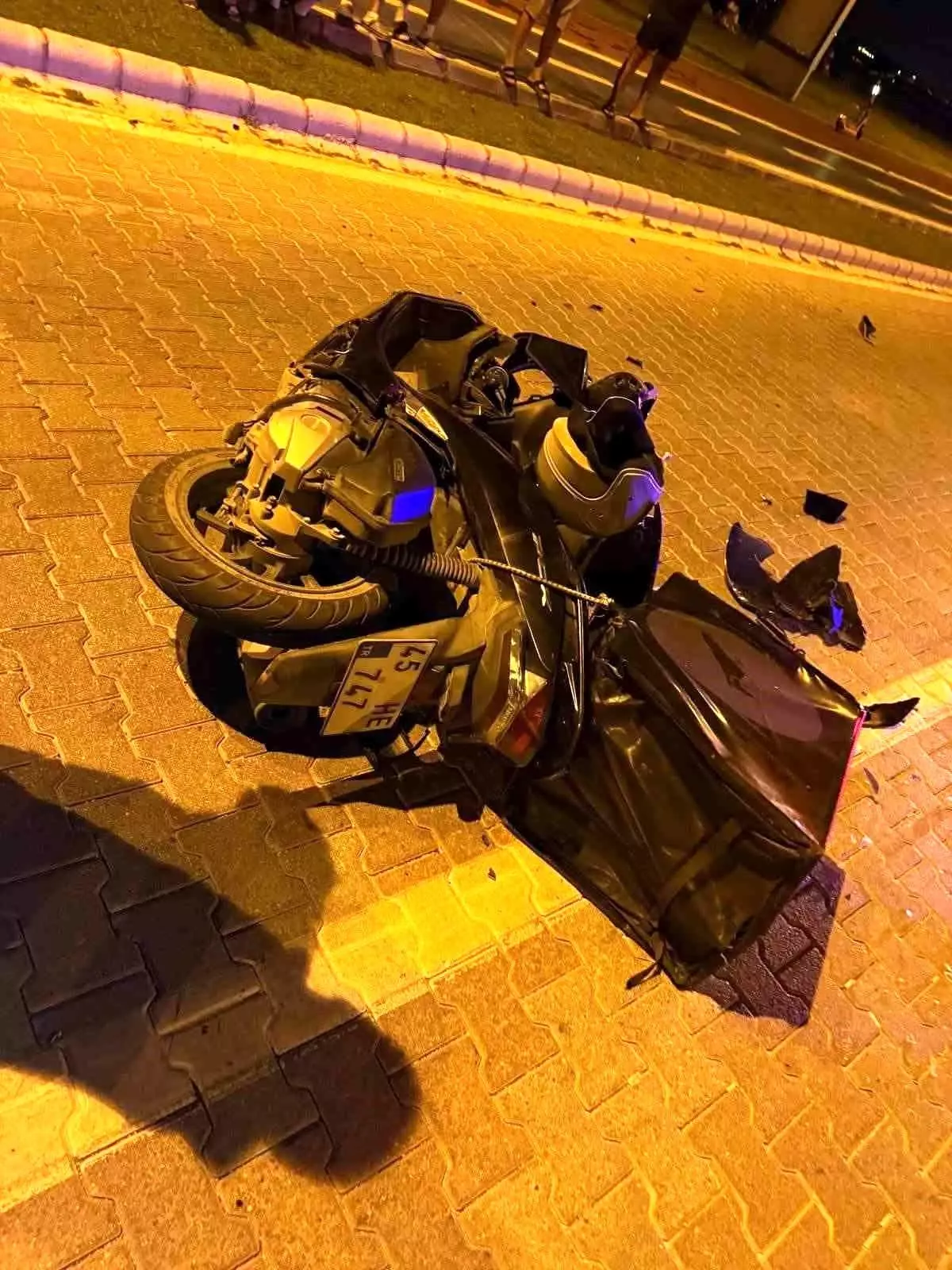 Fethiye'de Gece Trafik Kazasında Motorcu Öldü
