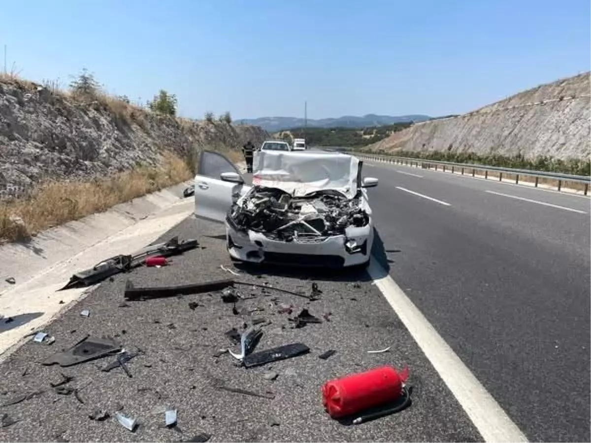 Balıkesir'de Çift Yönlü Trafik Kaza Sonrası Hızlı Müdahale oldu.