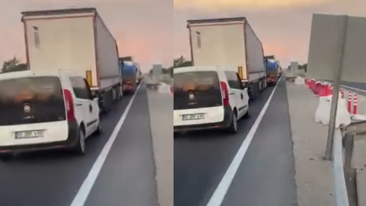 Eskişehir yolunda trafik sıkışıklığı var: Bunun sebebi...