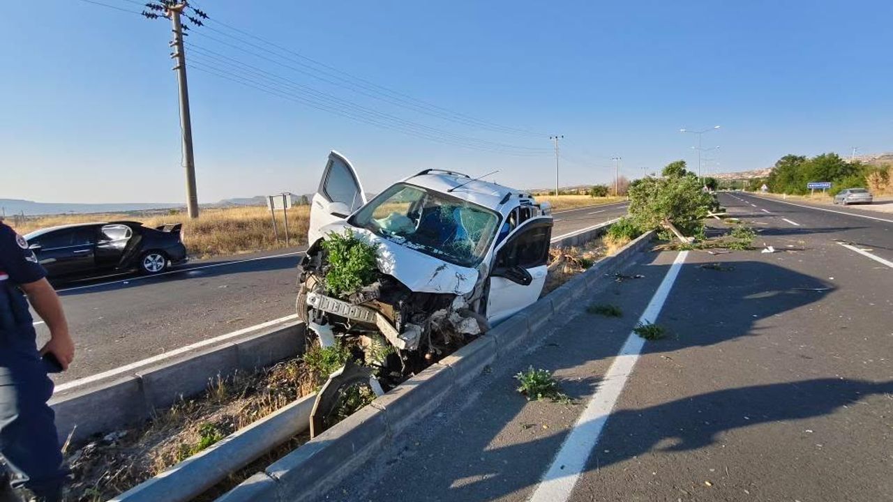 Ortahisar'da Trafik Kazasında 1 Kişi Yaralandı