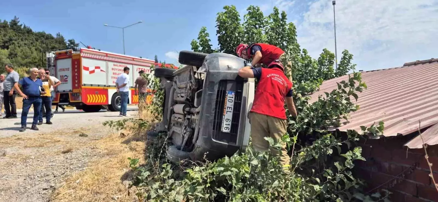 Susurluk'ta Trafik Kazası: 1 Kişi Yaralandı
