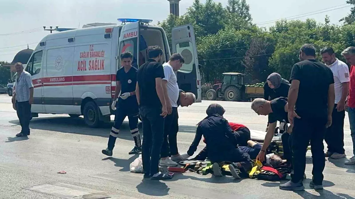 Akyazı'da Trafik Kazasında 1 Kişi Yaralandı