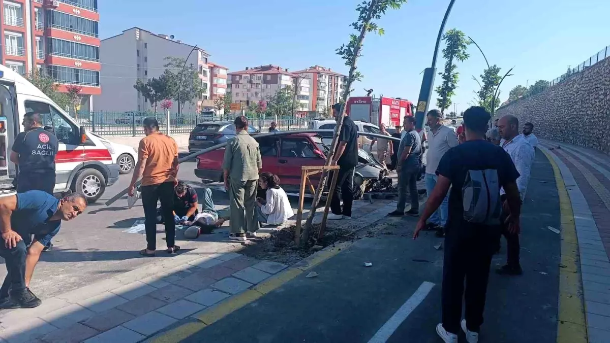 Malatya'da trafik kazası sonucu 4 kişi yaralandı.