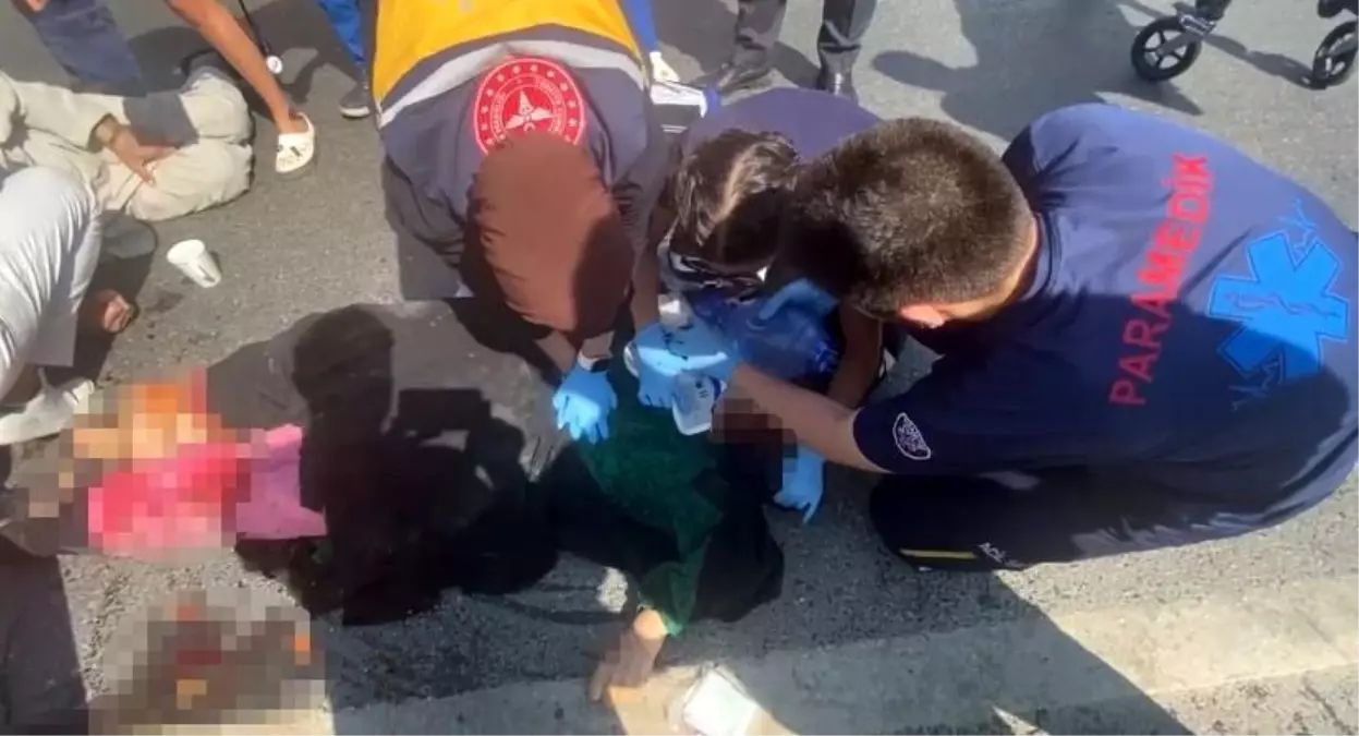 Ümraniye'de meydana gelen kazada yaşlı bir bayan ciddi şekilde yaralandı.