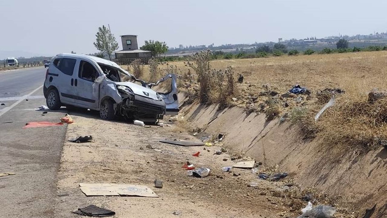 İslahiye'de Takla Atan Aracın Sürücüsü Öldü