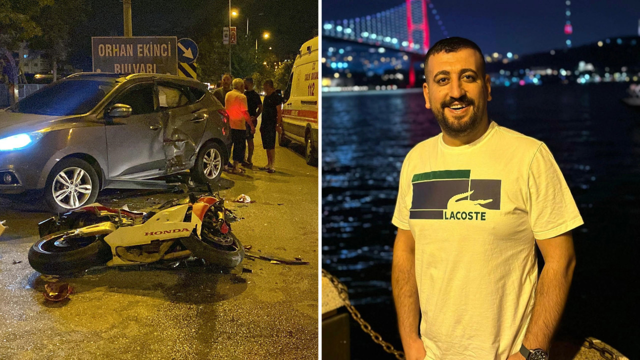 Adana'da korkunç kaza: Otomobil ile çarpışan motosiklet sürücüsü yaşamını yitirdi.