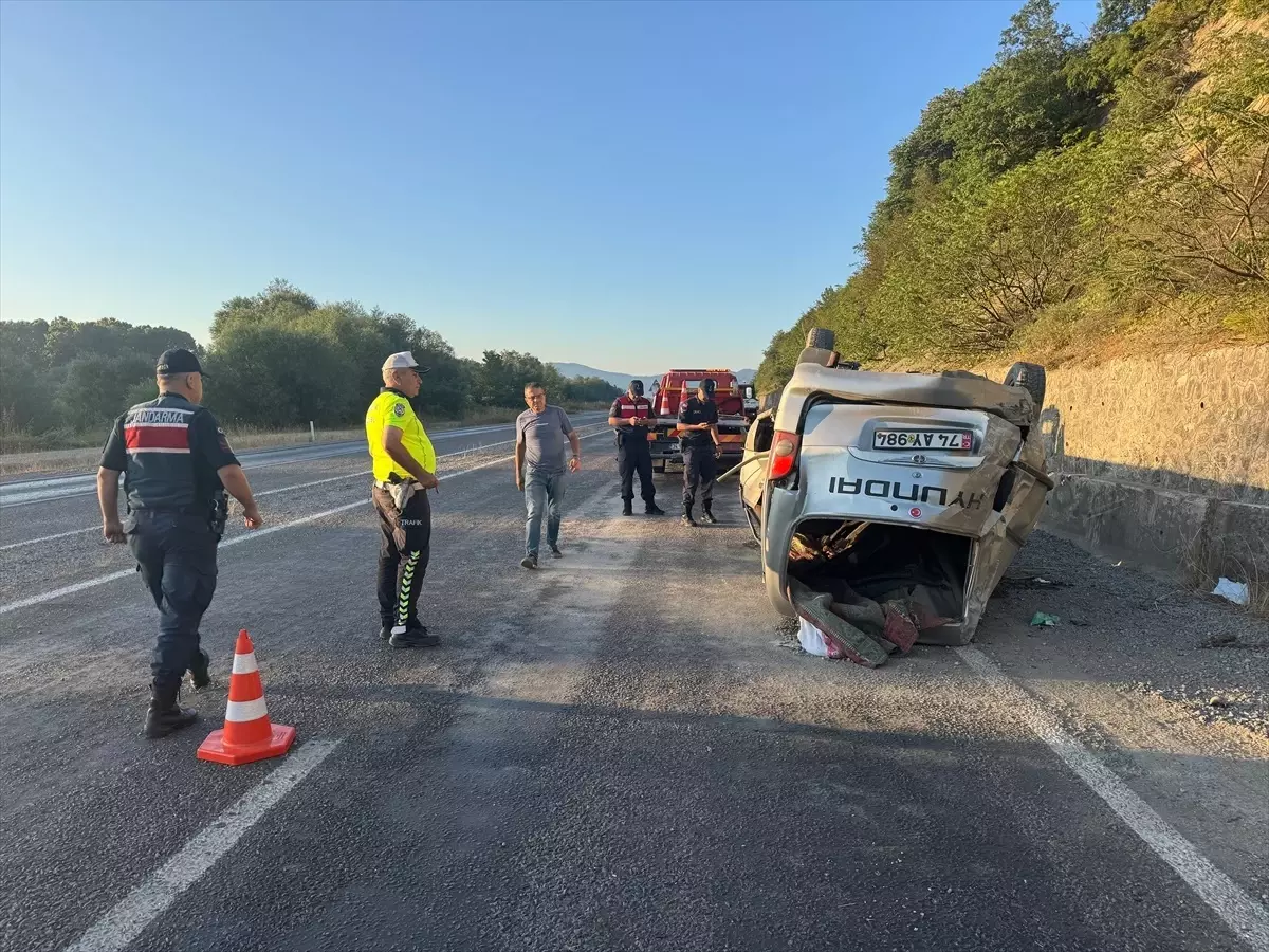 Bartın'da Kaza: Sürücü Ciddi Şekilde Yaralandı