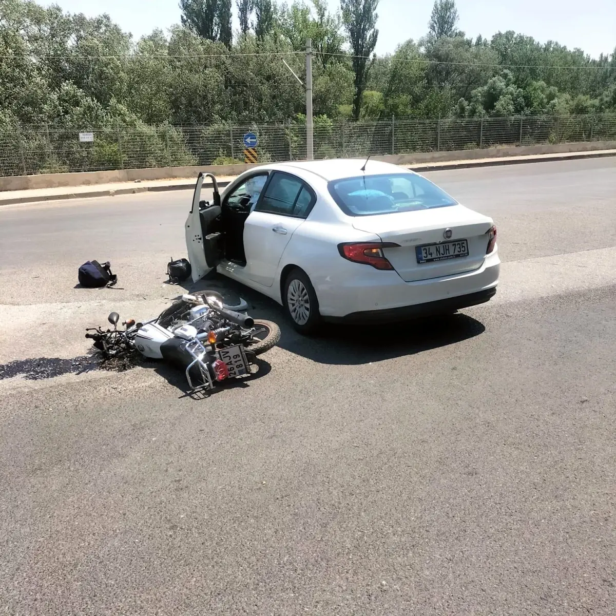 Eskişehir'de Trafik Olayında 1 Kişi Yaralandı