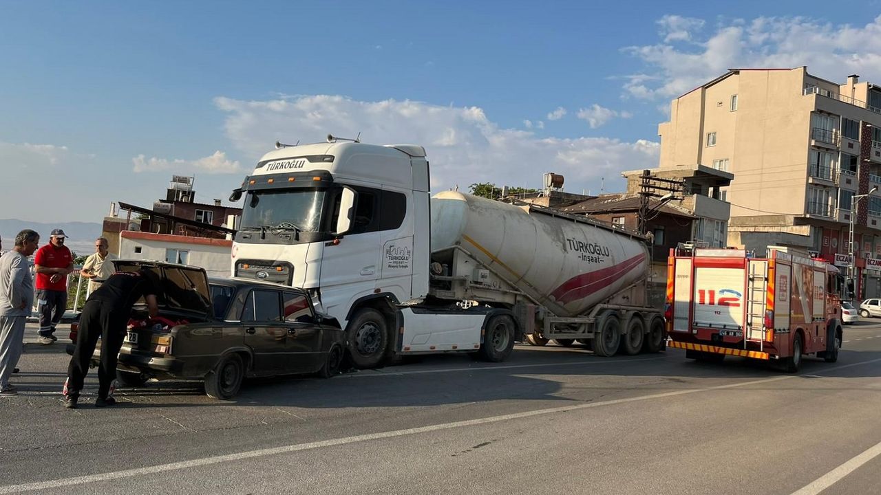 Kahramanmaraş'ta trafik kazasında 1 kişi yaralandı.