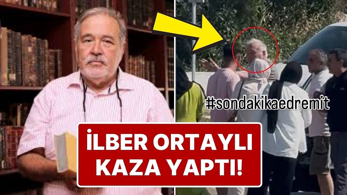 İlber Ortaylı Kaza Sonrası Şoför Kavgasını Engelledi.