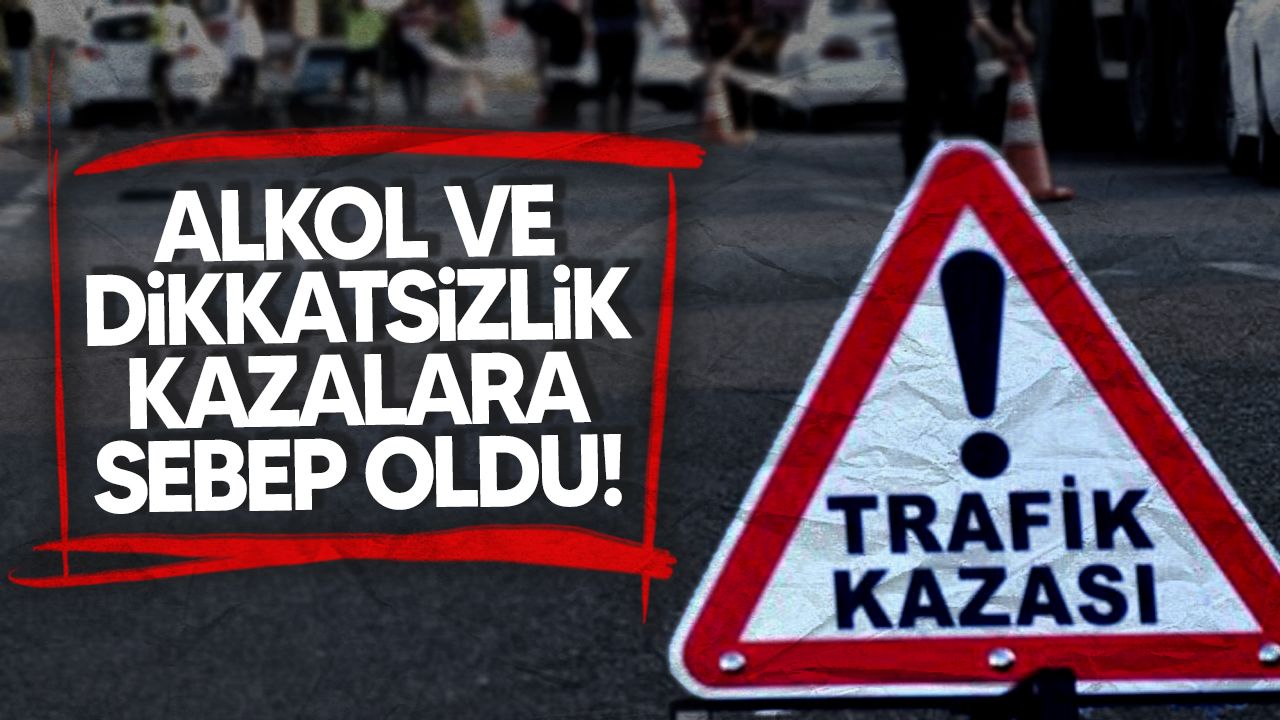 Lefkoşa'da iki farklı trafik kazası oldu!