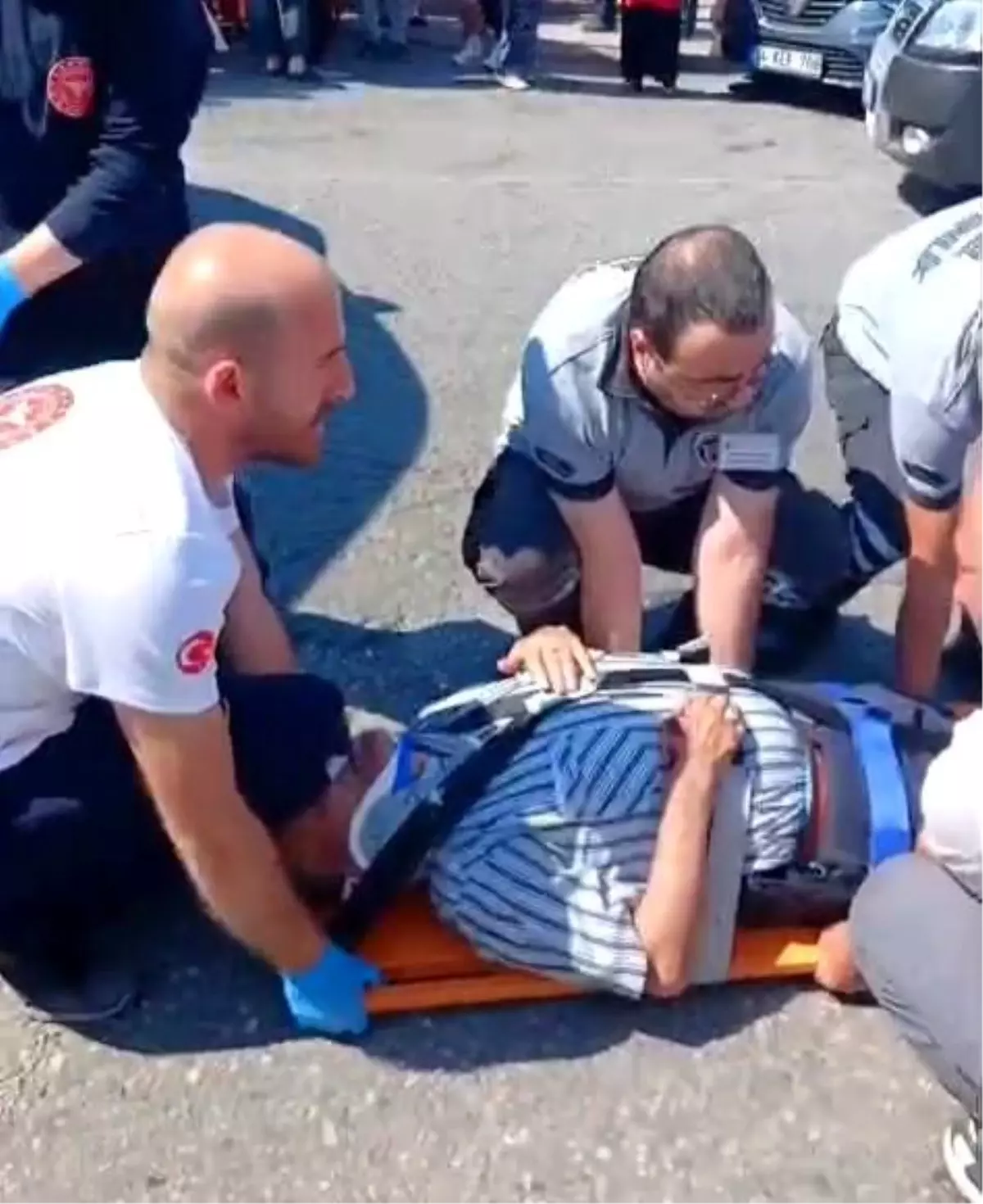 Samsun'da Kaza: Yaşlı Bir Kişi Yaralandı