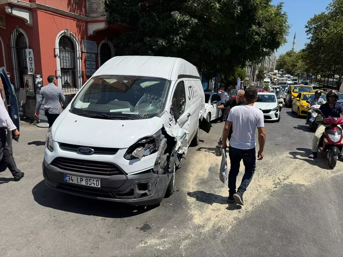 Zincirleme Trafik Kaza Beyoğlu'nda oldu.