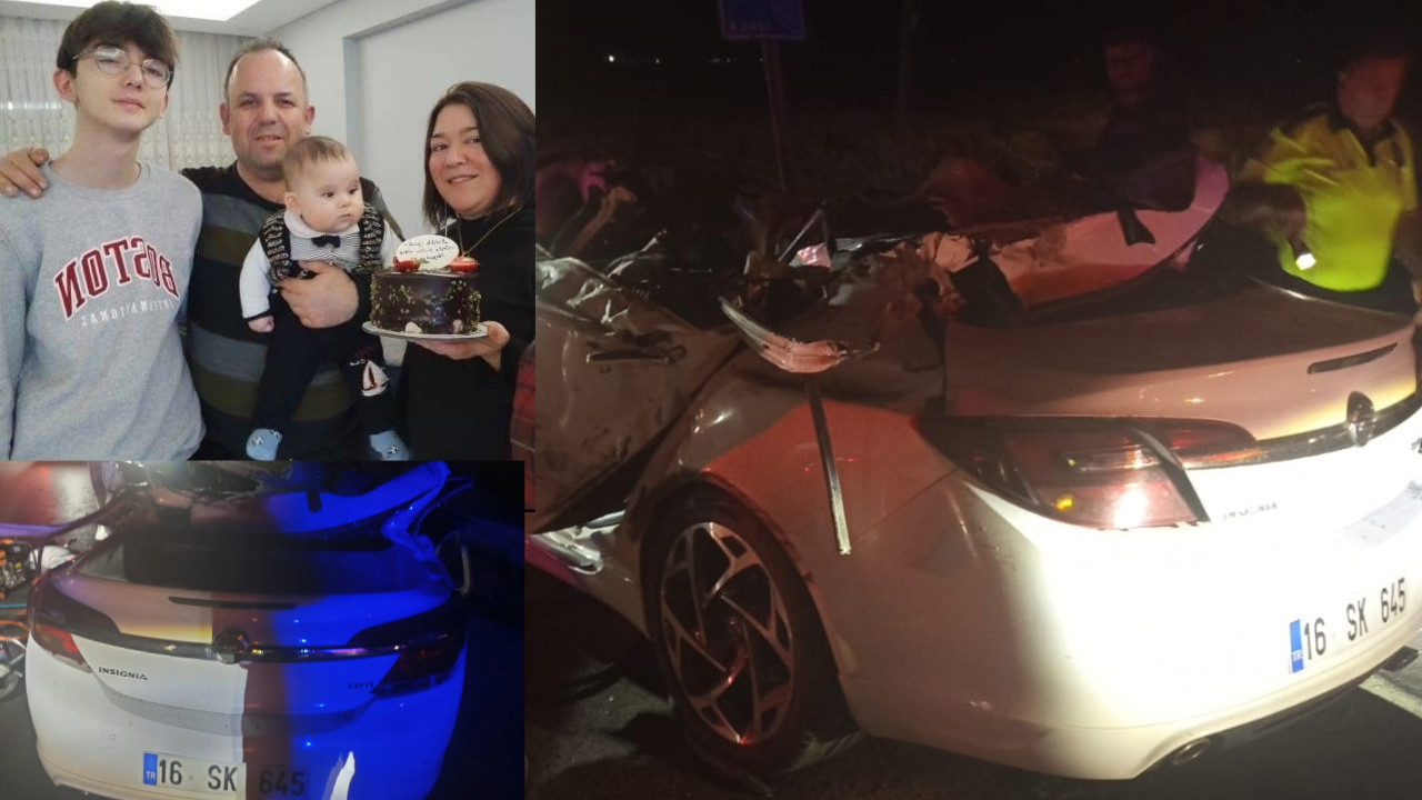 Dehşet verici bir trafik kazası sonucu aileden yalnızca 5 yaşındaki çocukları hayatta kaldı.